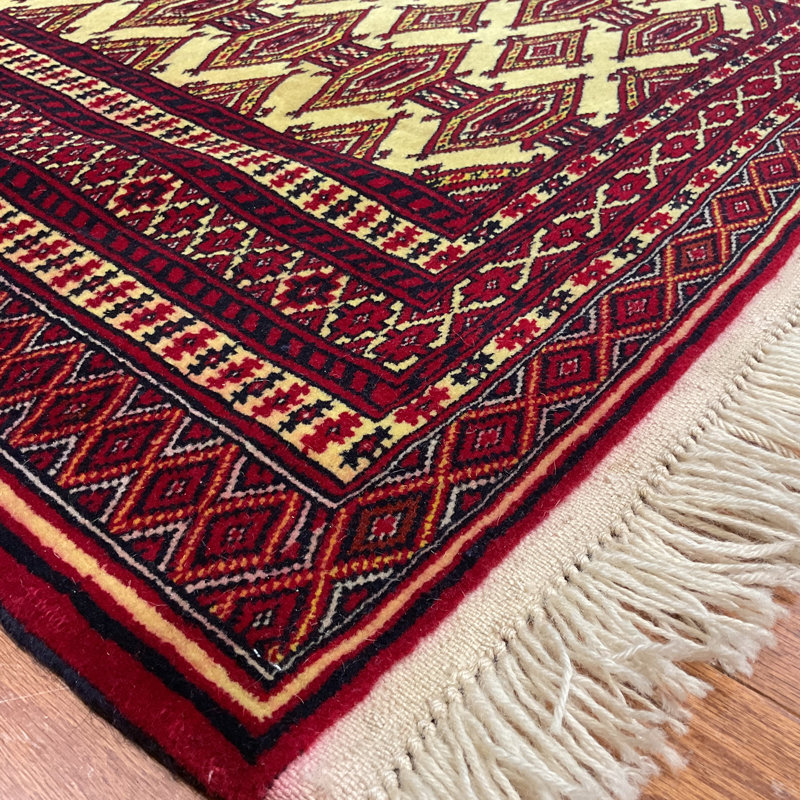Tapis unique en laine de style rectangle 3 pi x 4 pi 5 po Orietto