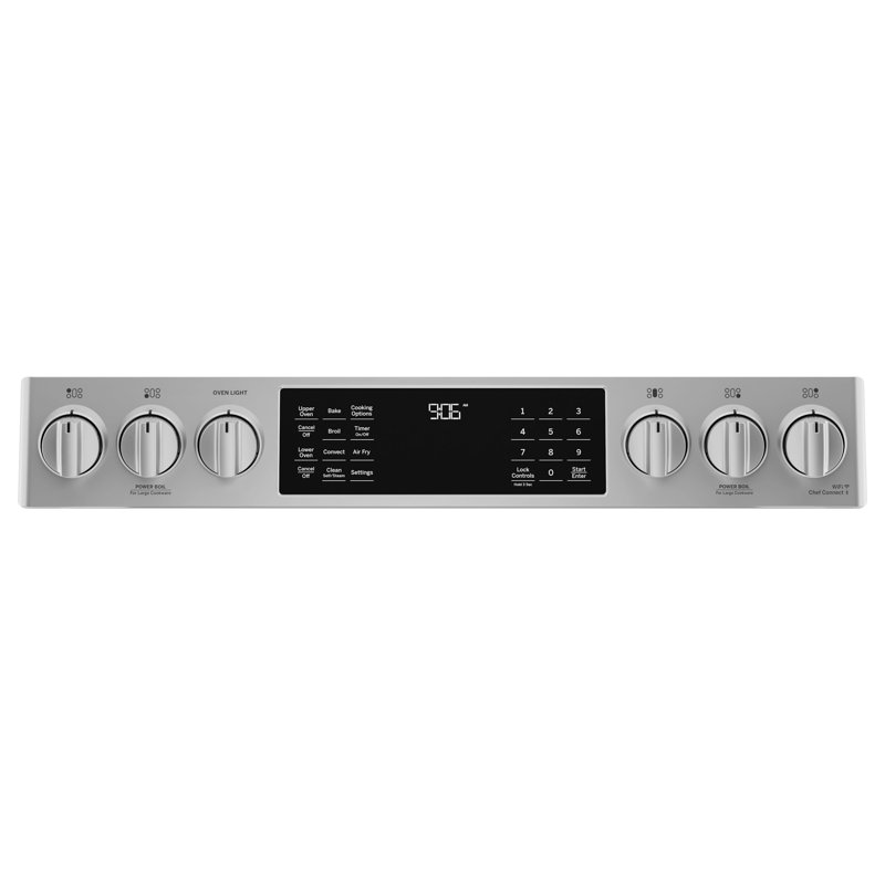 GE Profile Smart Appliances 30" 6.7 cu.ft. Smart Slide-in Gas Range with Griddle and Grill