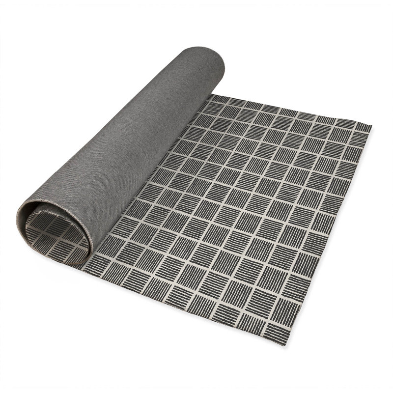 Tapis de jeu pour enfants Tally Blocks, Ivoire/gris anthracite