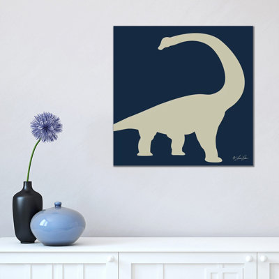 Dino II by Lauren Rader - Wrapped Canvas Print