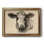 Charcoal Cow I - cadre photo, impression sur toile