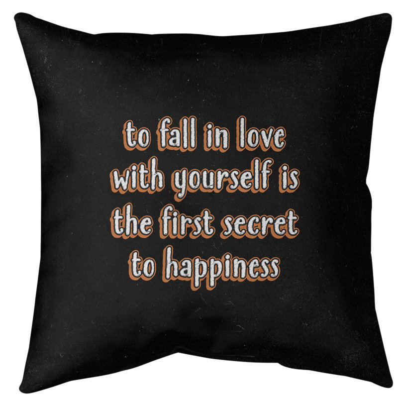 Coussin décoratif d’intérieur/d’extérieur, 16 po x 1 po, Orange