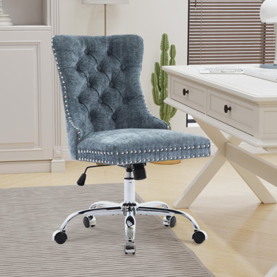 Chenille Tufted Office Chair