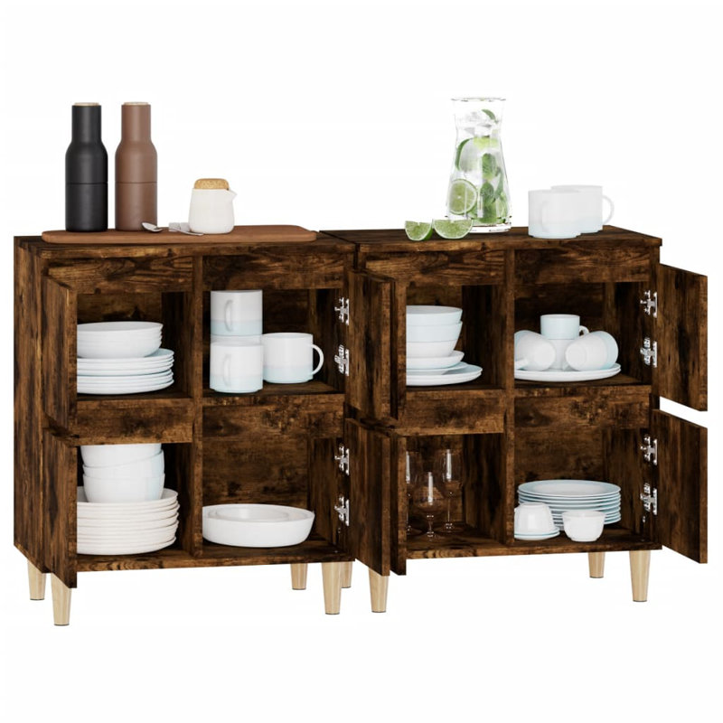 Dave 60cm Sideboard, Smoked Oak