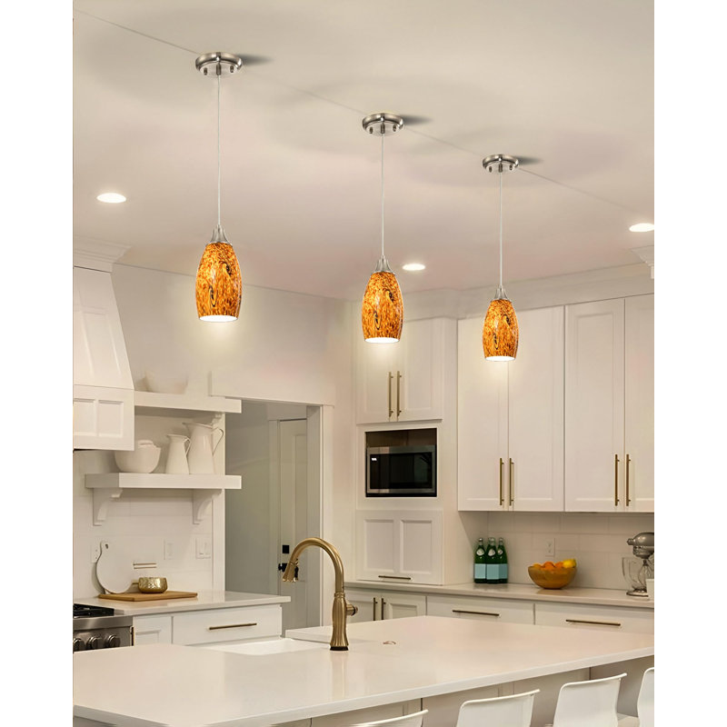 Luminaire suspendu 1 paquet noir et jaune Kurnene