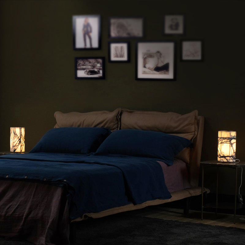 Lampe de table hexagonale Artsolute