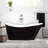 67" Saunders Black Acrylic Freestanding Tub