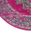 Tapis à motif oriental fuchsia rose Abbate-1303868955