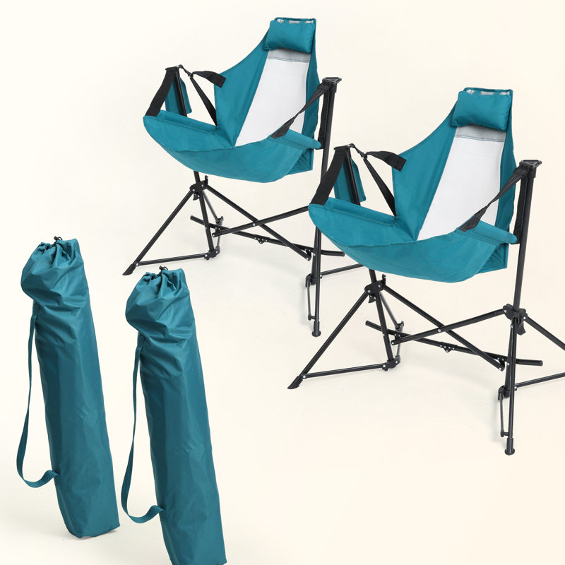 Chaise de camping pliante, Bleu