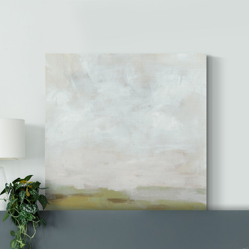 « moss horizon i »-impression sur toile, H 24 po x l 24 po x 1,5 po