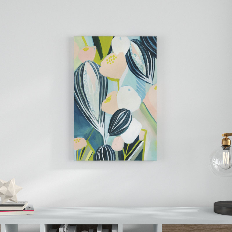 'Glow Garden I' by Grace Popp - Painting Print, Wrapped Canvas, 76cm H x 51cm W