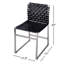 Chaise en cuir véritable Augusta-942532537