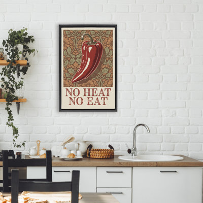 Cadre flottant «No Heat or Eat Pepper» par Andreas Magnusson