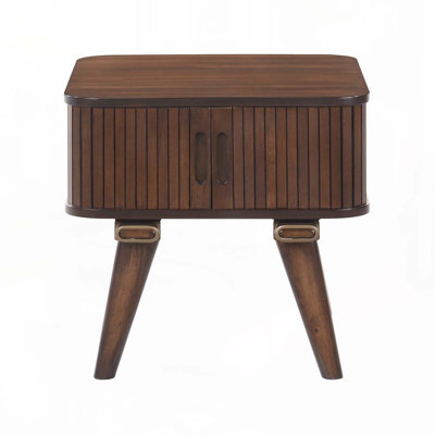 Wood Top Coffee Table with 4 Legs