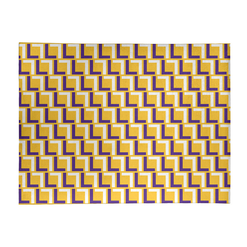 Geometric Indoor Rug, Rectangle 8' x 10'