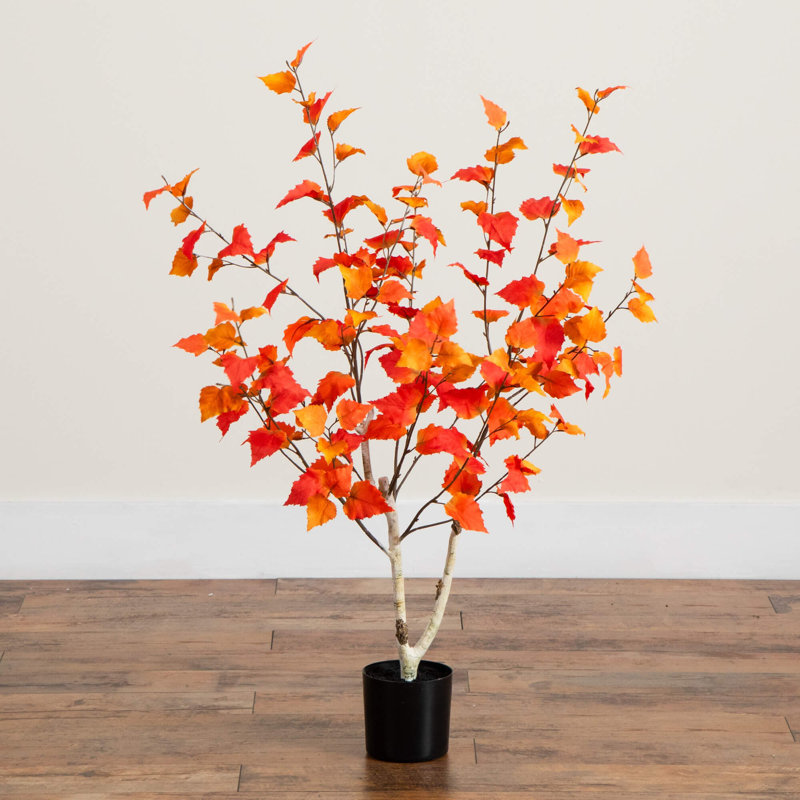 3Ft. Autumn Birch Artificial Fall Tree