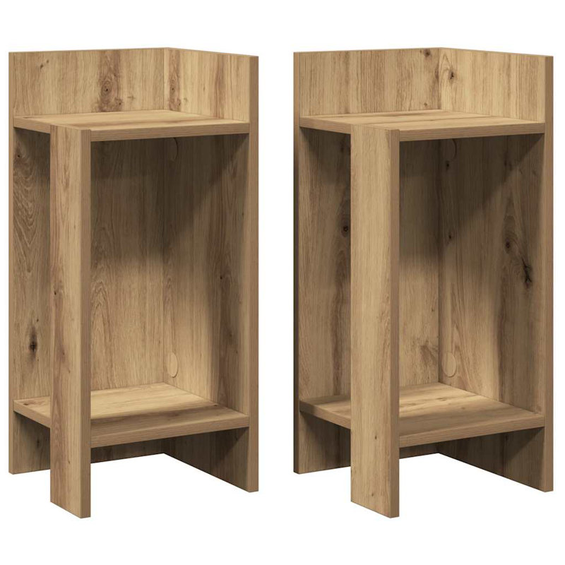 6-9 Side Table Set, Artisan oak