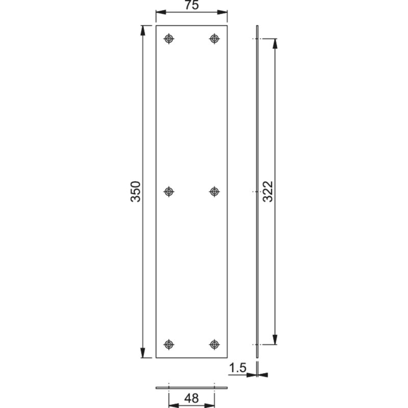 Amarette Black Plate