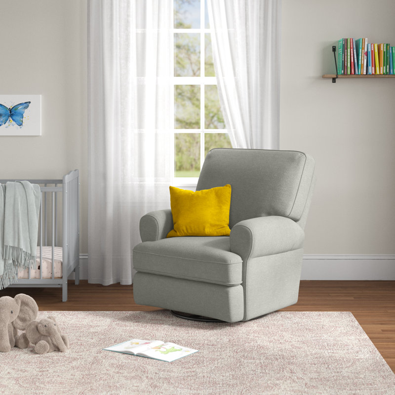 Fauteuil oscillant pivotant Brunswick, Beige