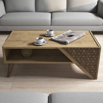 Nell 4 Legs Coffee Table with Storage