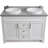 49'' Double Bathroom Vanity with Granite Top-301612985