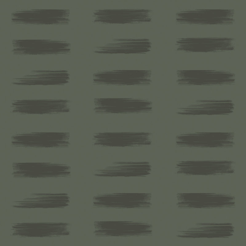 Dashed Wallpaper, Olive, Non-Pasted, Paper