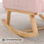 Chaise berçante en bois de qualité supérieure | Décoration de salon-390446332