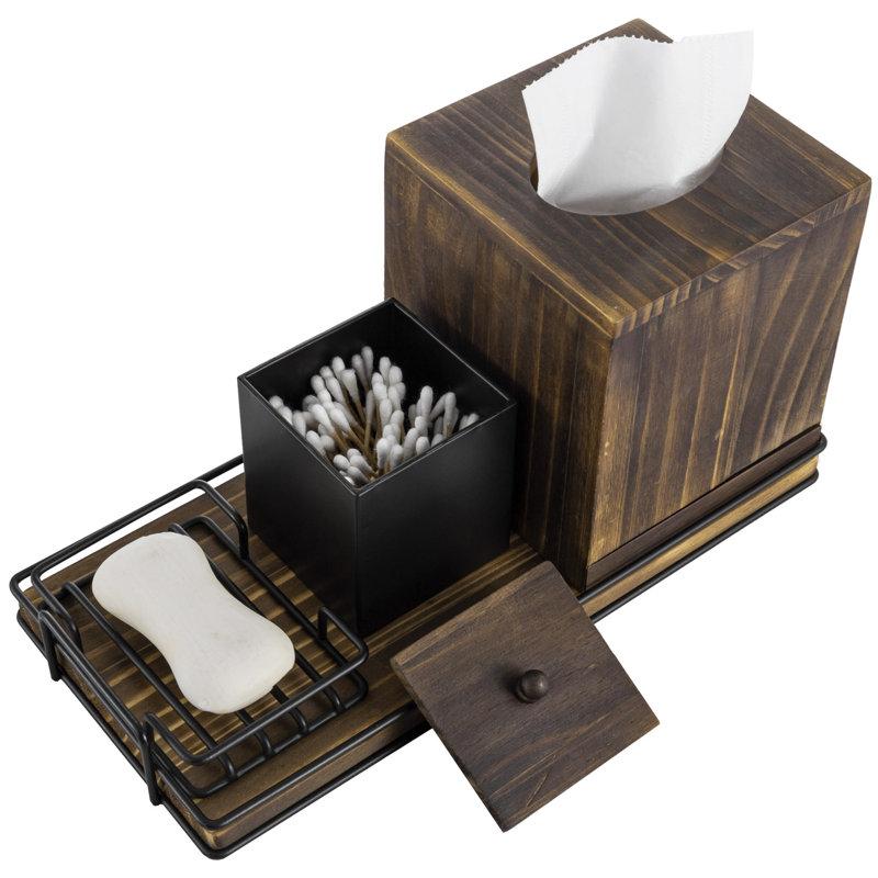 4 Piece Bathroom Accessory Set