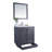 Mundy 30'' Single Bathroom Vanity with Marble Top-660496706-660496705
