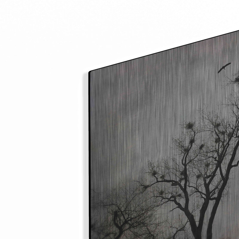 «The Heron Rookery» par Debra Van Swearingen, H 12 po x l 12 po
