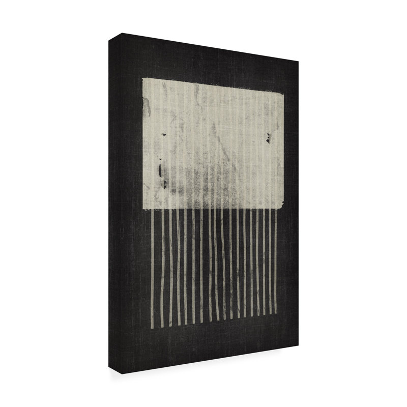 Œuvre sur toile méduse, H 19 po x l 12 po