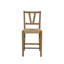 Fauteuil à hauteur de comptoir à lattes