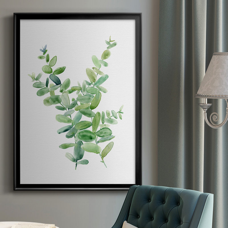 Eucalyptus III, reproduction encadrée de qualité supérieure - prête à être accrochée, Noir, H 36,5 po x l 26,5 po x P 1,25 po