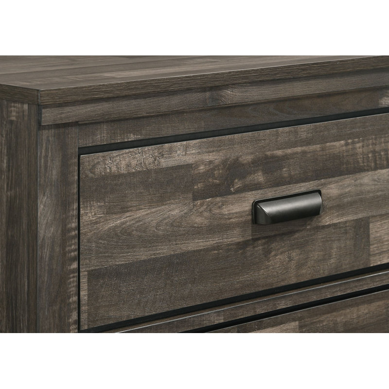 Eschol 4-1_Chelsey Platform Bedroom Set, Brown, Full