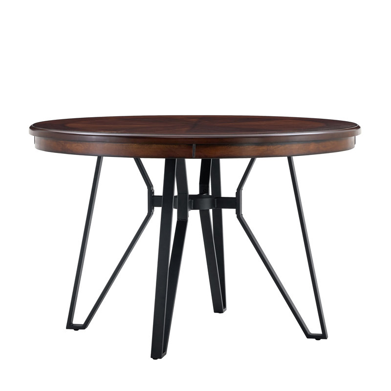 Round Dining Table (Brown), Brown