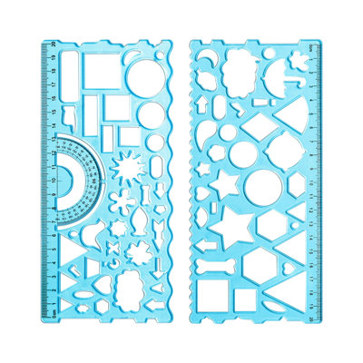 1. Règle géométrique. Dessin polyvalent 3. Ensemble de rapporteurs multifonctionnel 4. Trousse de mesure de l'élève de l'école élémentaire 5. Outil de règle de transformation