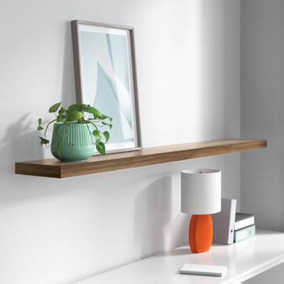 Tablette flottante en bois manufacturé Sherice