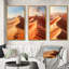 "Sables mystiques égyptiens", 3 pièces sur toile-370639786-370639785