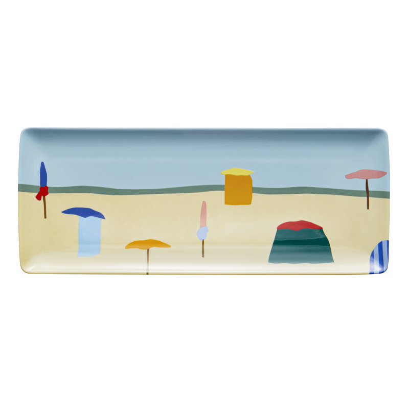 Destination Mer 15" Rectangular Plate