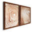 «Wood Grain Suminagashi I», ensemble de 2 impressions encadrées-697998584-697998597