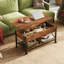 Table basse à plateau relevable 41,3 po à 4 roulettes-1321894196