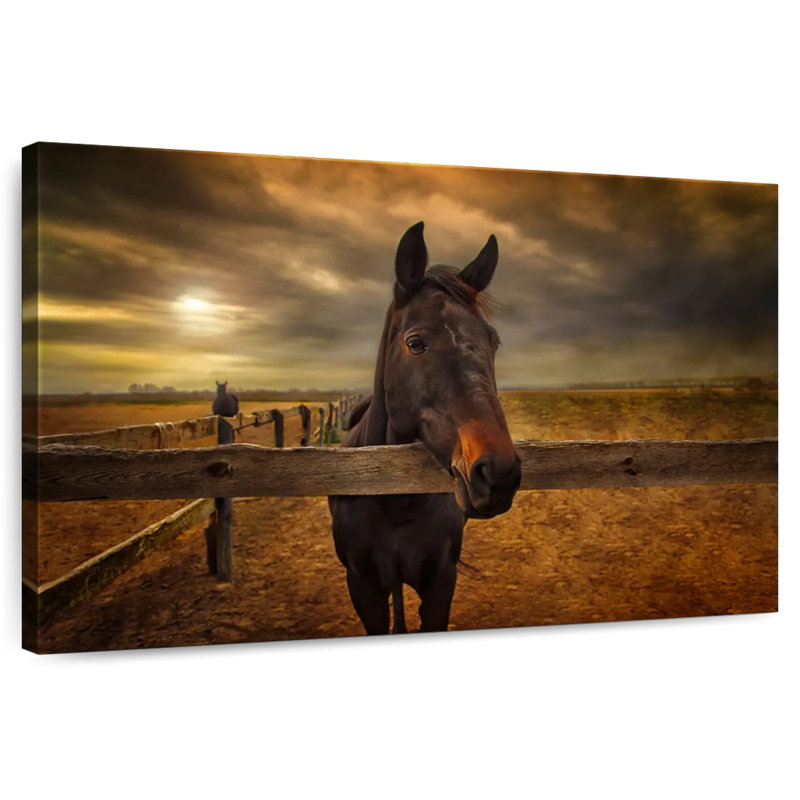 Brampt Farm Horse, 8" H x 12" W