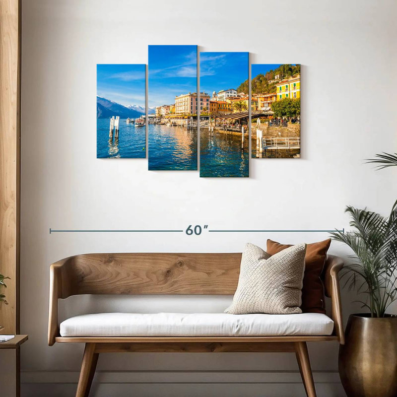 Alvord Bellagio Lakeside Town, 27" H x 43" W