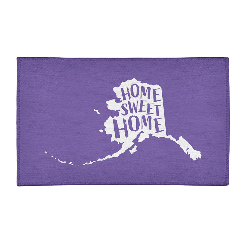 Tapis en poly-chenille alaska pour la maison, Rectangle 4 pi x 6 pi