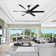 Jamariae 65" Ceiling Fan With No Light and Remote Control