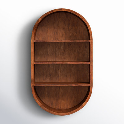 Minx 16" Mango Wood Accent Shelf