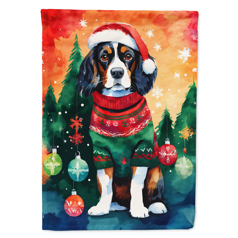 Double Sided Polyester Christmas, 40" H x 28" W