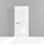Sete Frosted Glass Standard White Door-58145263