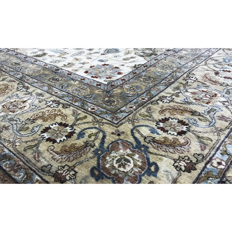 Kashan Wool Oriental Area Rug