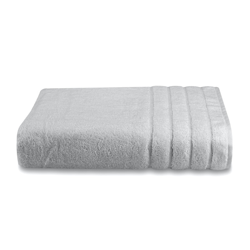 Cinderford Super Plush Bath Sheet, Silver